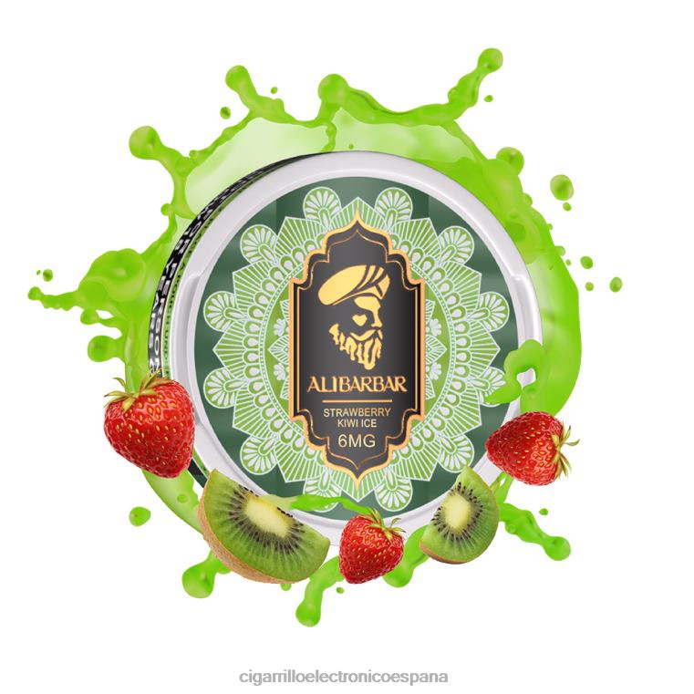 hielo de fresa y kiwi