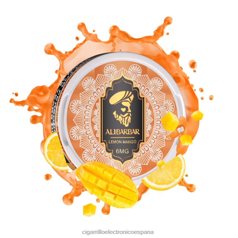 Cigarrillo Electrónico Recargable - mango limon 6VL0661 ALIBARBAR bolsa de nicotina