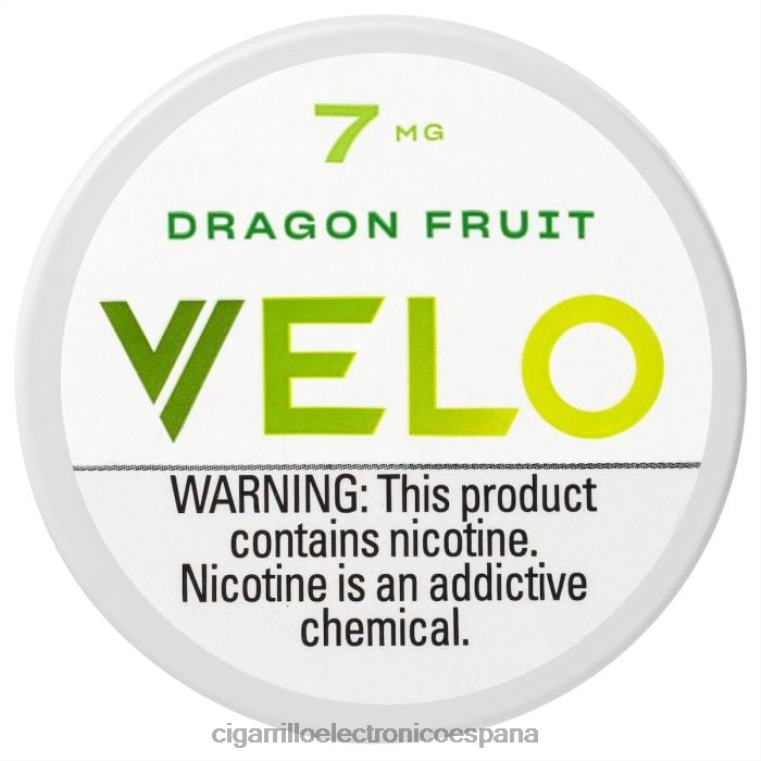Cigarrillo Electrónico Sin Nicotina - Dragon de fruta 6VL0645 VELO bolsa de nicotina 7 mg