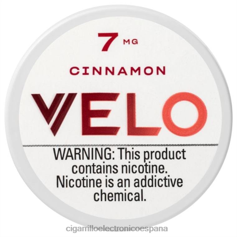 Cigarrillo Electronico España - canela 6VL0650 VELO bolsa de nicotina 7 mg