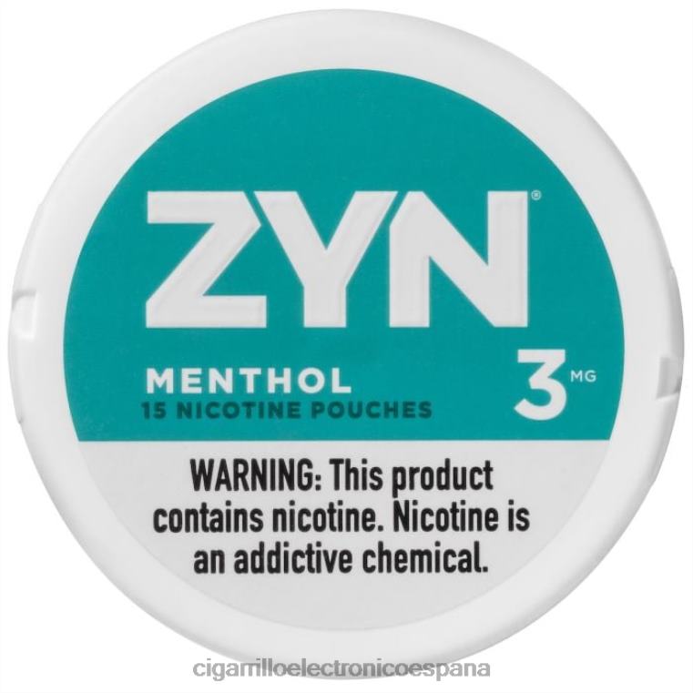 Cigarrillo Electrónico Estanco - mentol 6VL0633 ZYN bolsa de nicotina 3 mg
