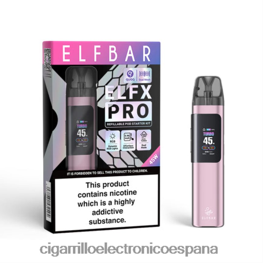 rosa ELFBAR ELFX Pro ABRIR APOL DE POD 80PB8P4