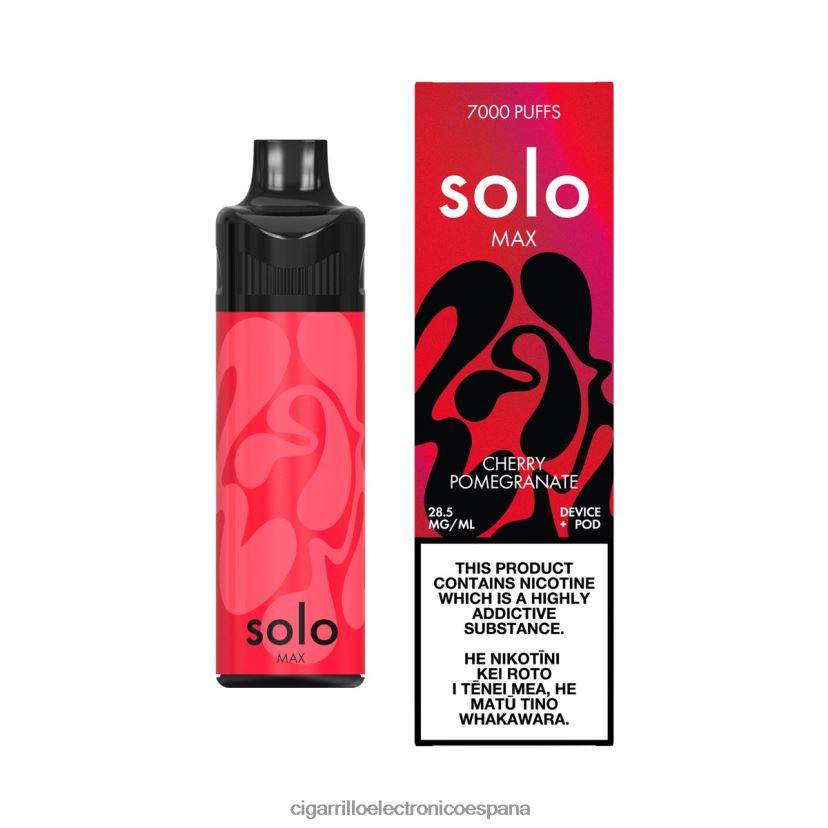 Cigarrillo Electronico España - Solo MAX kit de cápsulas granada cereza L46D4P66