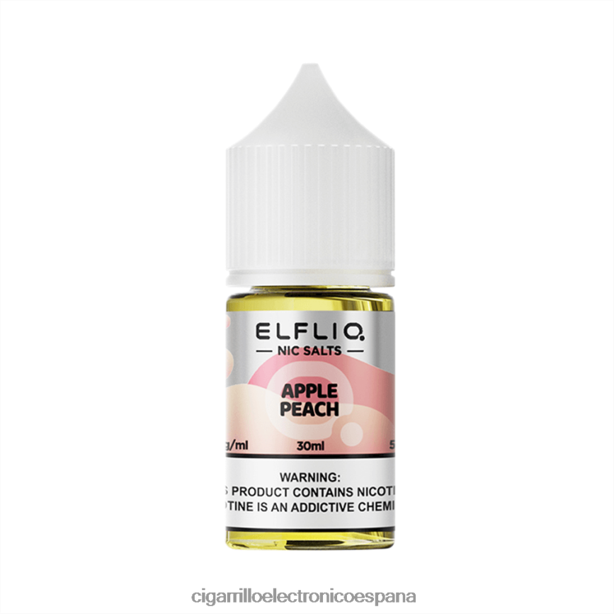 durazno de manzana ELFBAR ELFLIQ nic sal 30 ml 80PB8P7