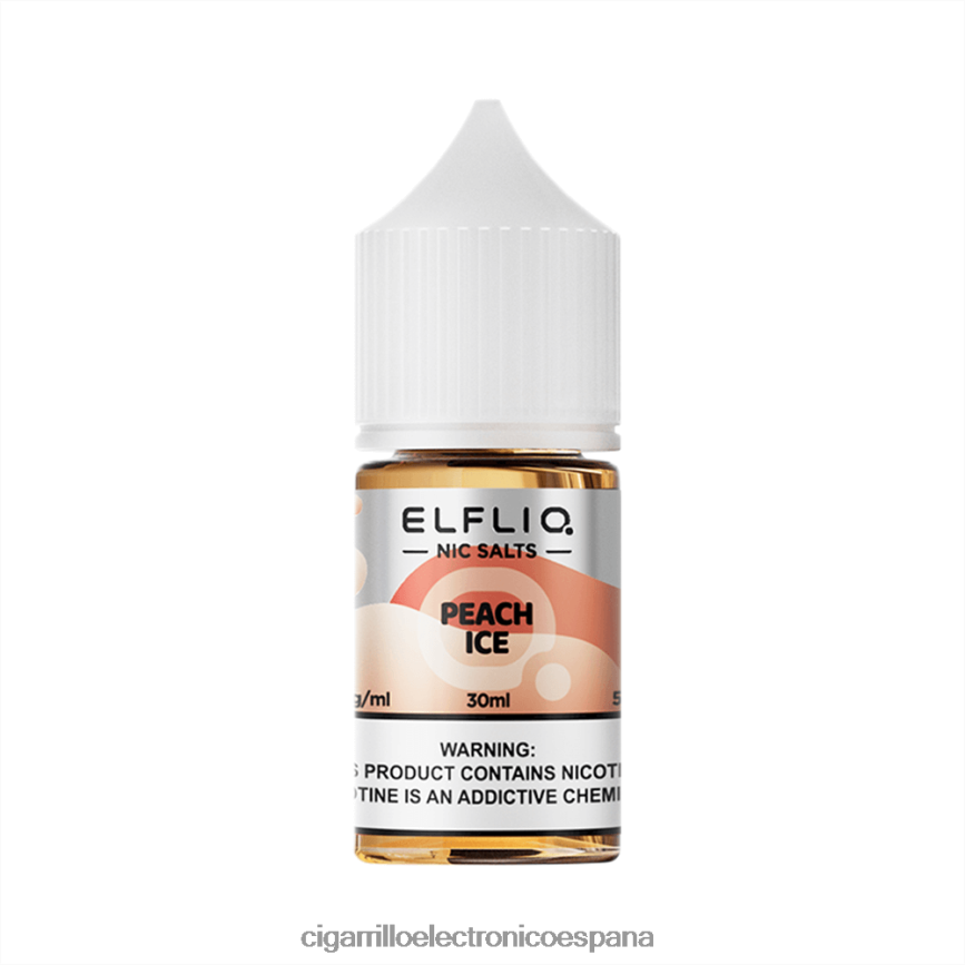 hielo de durazno ELFBAR ELFLIQ nic sal 30 ml 80PB8P22