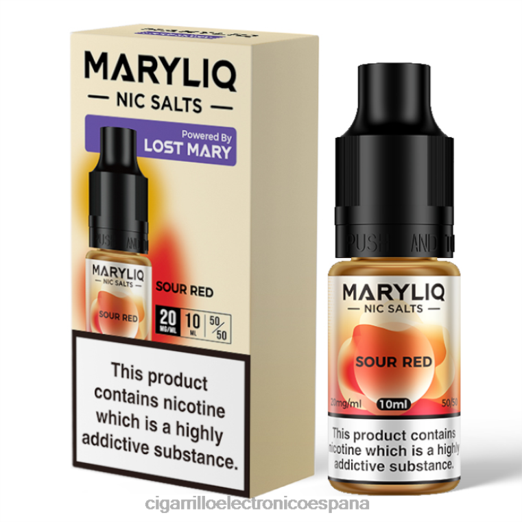 Cigarrillo Electrónico Precio - rojo agrio 6VL06456 LOST MARY MARYLIQ sales nic - 10ml - 20mg