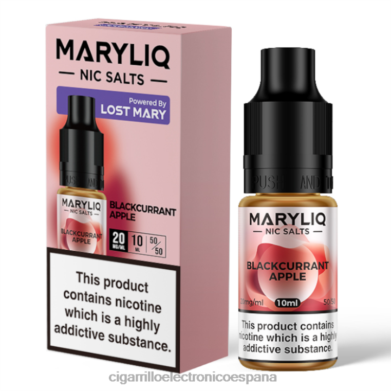 Cigarrillo Electronico España - manzana de grosella negra 6VL06440 LOST MARY MARYLIQ sales nic - 10ml - 20mg
