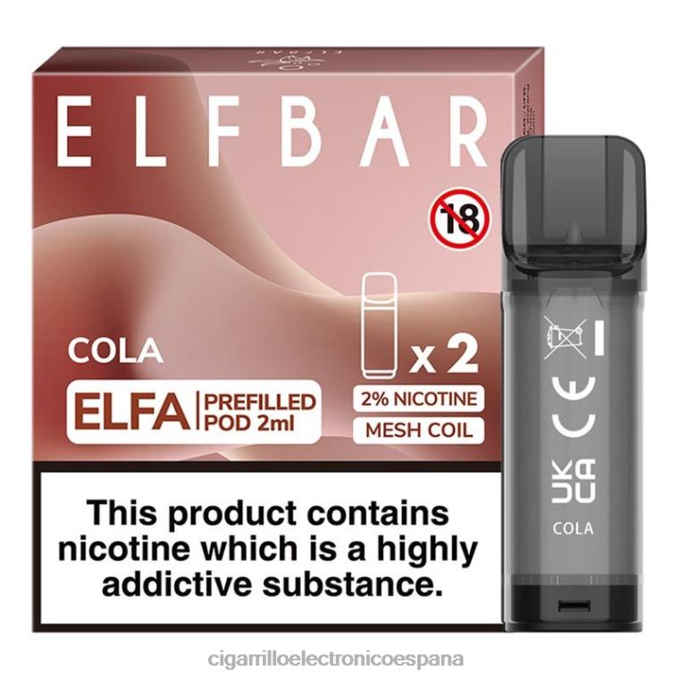 Cigarrillo Electrónico Estanco Precio - reajuste salarial 6VL06319 ELFBAR Elfa cápsula precargada - 2 ml - 20 mg (paquete de 2)