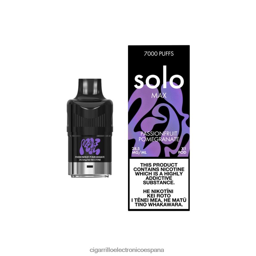 Cigarrillo Electrónico Estanco Precio - Solo MAX vaina granada de maracuyá L46D4P89