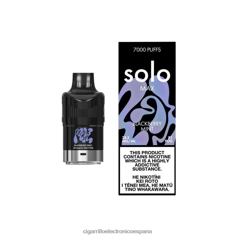 Cigarrillo Electrónico Estanco - Solo MAX vaina menta mora L46D4P73