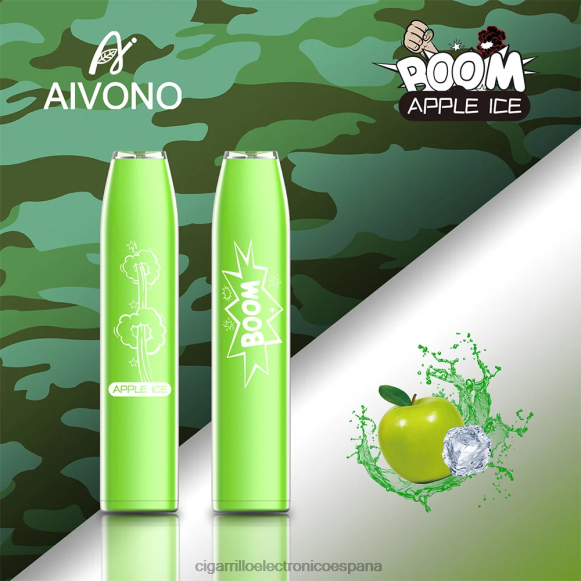 Cigarrillo Electronico España - Aivono AIM BOOM 600 hielo de manzana NLH24354