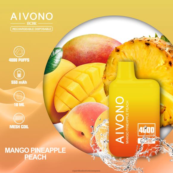Cigarrillo Electrónico Precio - Aivono AIM BOXX 4000 mango piña durazno NLH24219