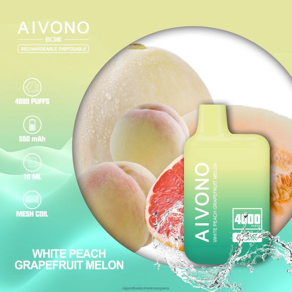 melón melocotón blanco pomelo