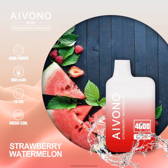Vapeo Al Por Mayor - Aivono AIM BOXX 4000 sandia fresa NLH24214