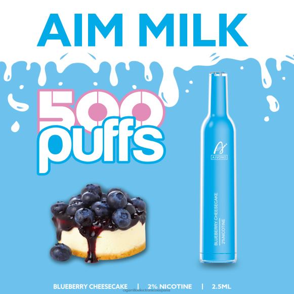 Vapeo Al Por Mayor - Aivono AIM MILK 500 pastel de queso con arándanos NLH24274