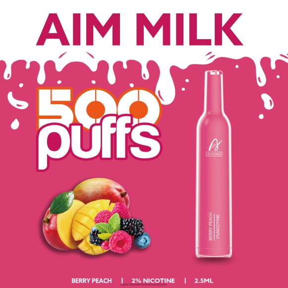 Venta Al Por Mayor De Cigarrillo Electronico - Aivono AIM MILK 500 melocotón de baya NLH24273