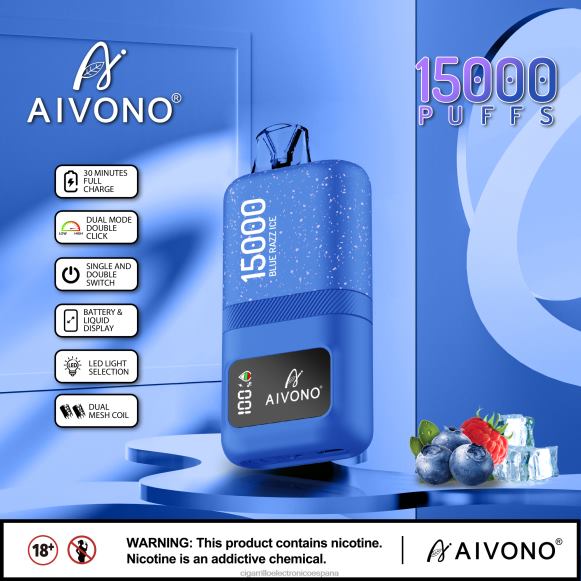 Cigarrillo Electrónico Marcas - Aivono AIM magic 15000 hielo azul NLH2464