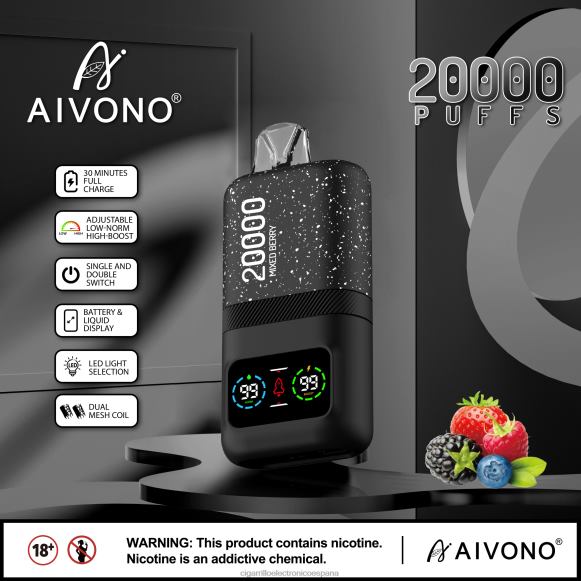 Cigarrillo Electronico España - Aivono AIM magic 20000 bayas mixtas NLH2478