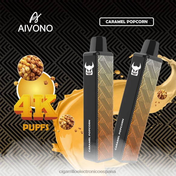 Venta Al Por Mayor De Cigarrillo Electronico - Aivono AIM FREAK 4000 palomitas de caramelo NLH24261