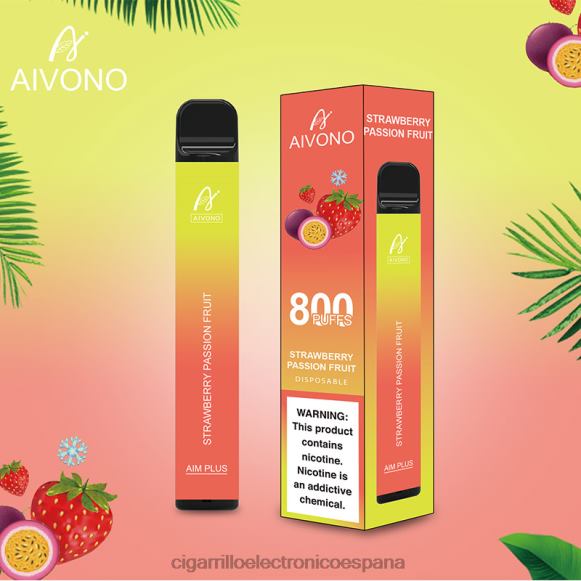 Cigarrillo Electrónico Precio - Aivono AIM PLUS 800 fruta de la pasión fresa NLH24195