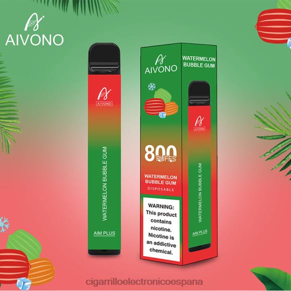 Cigarrillo Electronico España - Aivono AIM PLUS 800 chicle de sandía NLH24198
