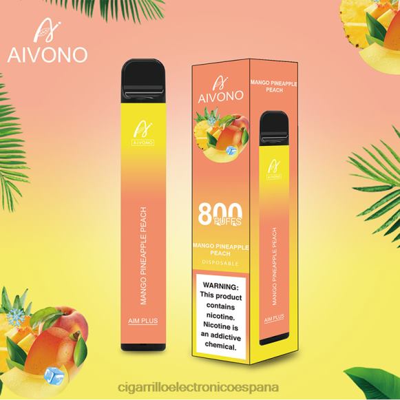 Cigarrillo Electronico España - Aivono AIM PLUS 800 mango piña durazno NLH24186