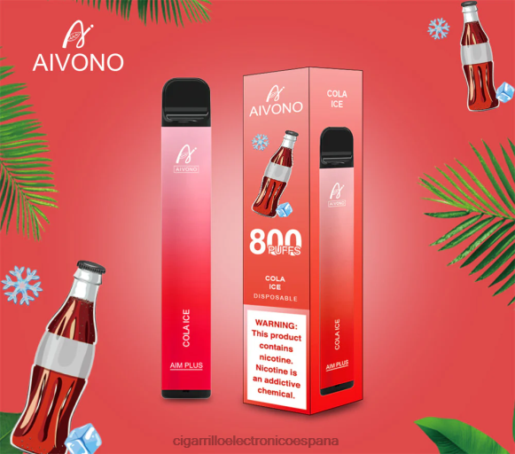 Cigarrillo Electronico Venta Mayoreo - Aivono AIM PLUS 800 hielo de cola NLH24176