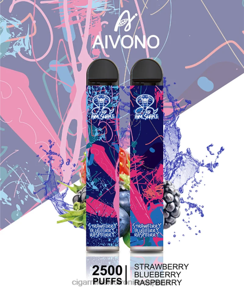 Cigarrillo Electronico España - Aivono AIM SNAKE 2500 fresa arándano frambuesa NLH24318