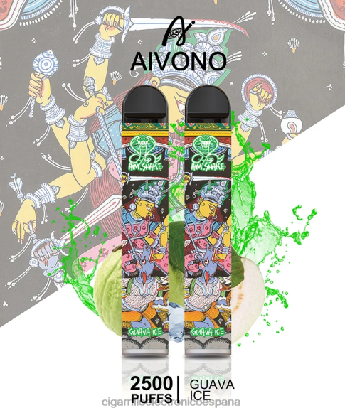 Cigarrillo Electronico España Comprar - Aivono AIM SNAKE 2500 hielo de guayaba NLH24307