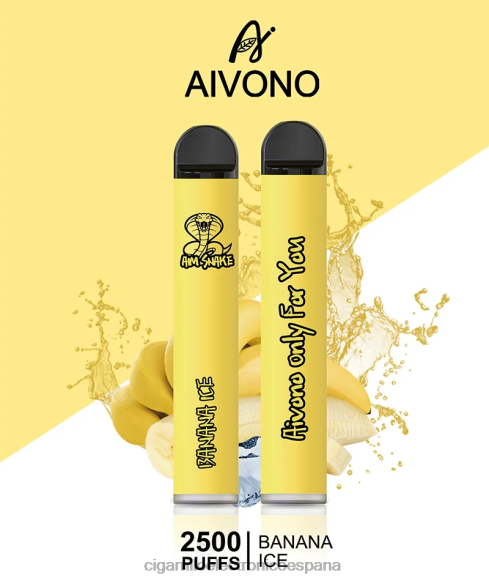 Vapeo Al Por Mayor - Aivono AIM SNAKE 2500 hielo de plátano NLH24298