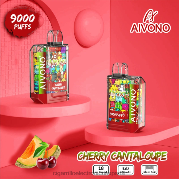 Venta Al Por Mayor De Cigarrillo Electronico - Aivono AIM XXL 9000 pegatina boca transparente melón cereza NLH2457