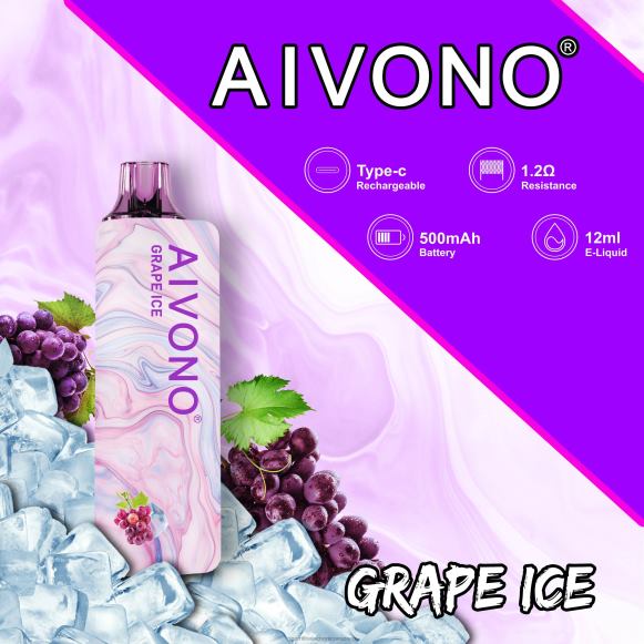 Cigarrillo Electronico España - Aivono AIM GUN 7000 hielo de uva NLH24102