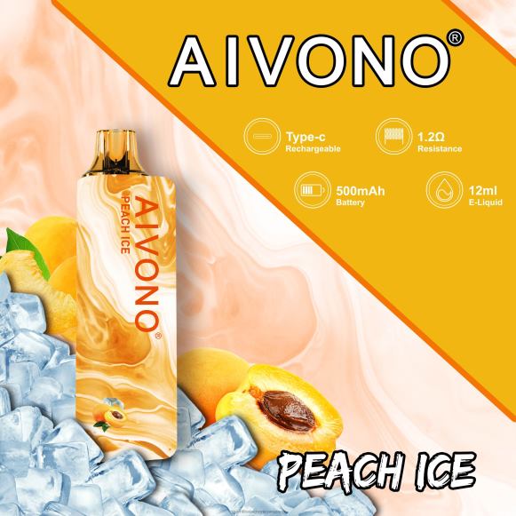 Cigarrillo Electronico España Comprar - Aivono AIM GUN 7000 hielo de durazno NLH24103