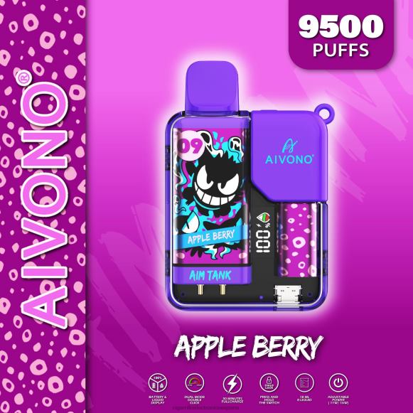 Cigarrillo Electronico España Comprar - Aivono AIM TANK 9500 baya de manzana NLH2443
