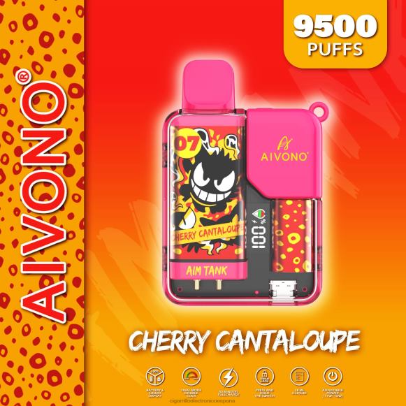 Venta Al Por Mayor De Cigarrillo Electronico - Aivono AIM TANK 9500 melón cereza NLH2445