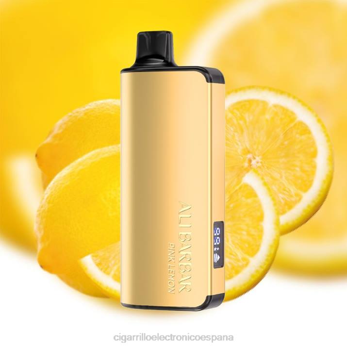 Vapeo Al Por Mayor - Alibarbar Ingot 20000 vaporizadores desechables limon rosa DX8840