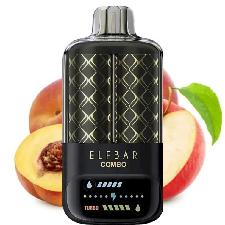 manzana y durazno jugosa