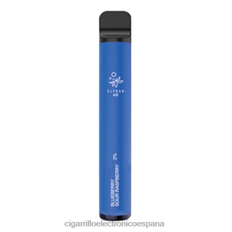 Cigarrillo Electrónico Estanco - arándano frambuesa agria 6VL06103 ELFBAR 600