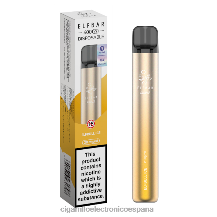 Cigarrillo Electrónico Iqos - hielo toro elfo 6VL06282 ELFBAR 600V2 20 mg