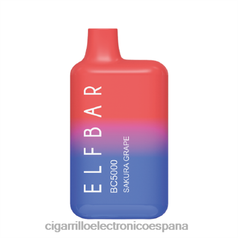 Cigarrillo Electrónico Con Nicotina - uva sakura 6VL06307 ELFBAR BC5000