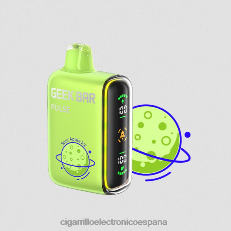 Cigarrillo Electrónico Sin Nicotina - hielo de manzana agria 6VL0685 GEEK BAR Pulse edición planeta 7500 inhalaciones/15000 inhalaciones