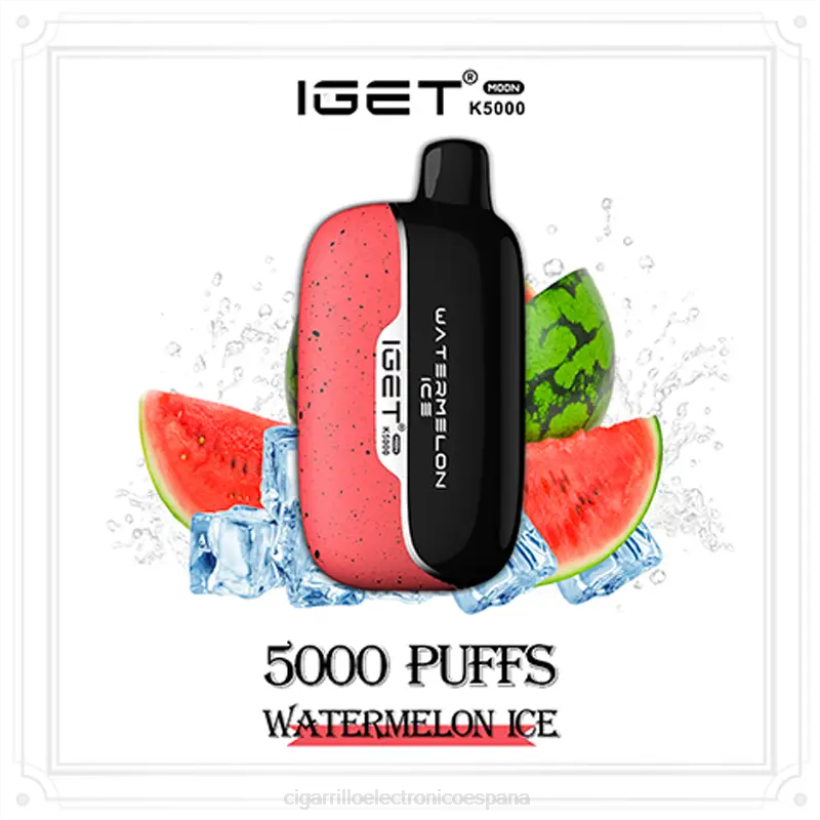Cigarrillo Electrónico Marcas - IGET Moon k5000 hielo de sandia PP4F8