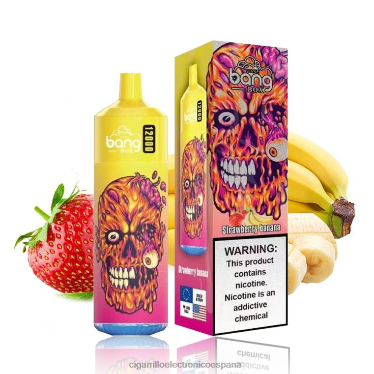 Cigarrillo Electrónico Blu - Fresa plátano 6VL06114 Bang Box 12000 bocanadas