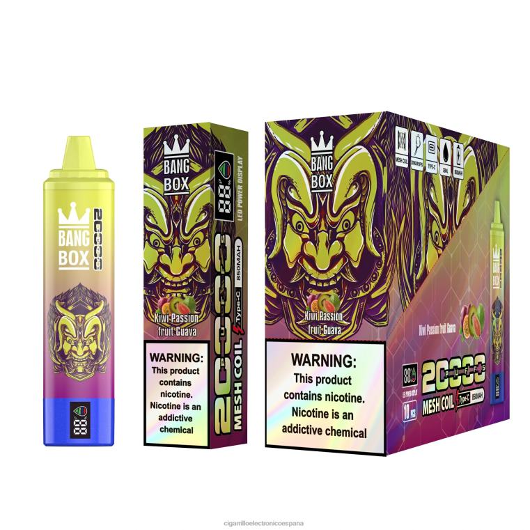 Cigarrillo Electrónico Con Nicotina - kiwi maracuyá guayaba 6VL06127 Bang Box 20000