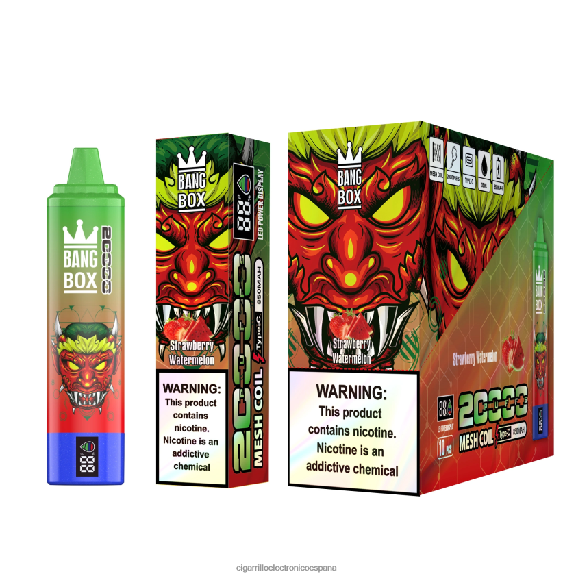 Cigarrillo Electrónico Estanco - Bang Box 20000 sandia fresa 88FHHZ52