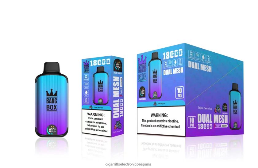 Cigarrillo Electrónico Estanco Precio - Bang Box 18000 bocanadas hielo de triple baya 88FHHZ95