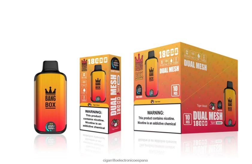 Cigarrillo Electrónico Marcas - Bang Box 18000 bocanadas sangre de tigre 88FHHZ94