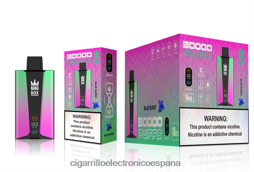 Cigarrillo Electrónico Marcas - Bang Box Pantalla inteligente de 30000 inhalaciones estallido azul 88FHHZ82