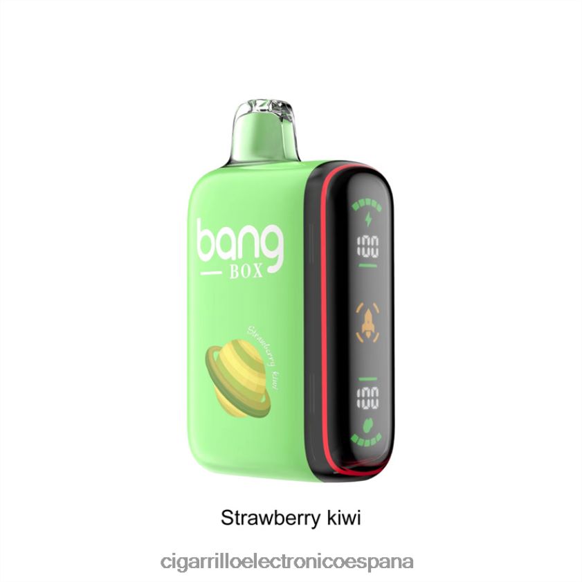 Cigarrillo Electrónico Precio - Bang Box Pantalla de potencia inteligente de 9000-18000 inhalaciones kiwi fresa 88FHHZ27