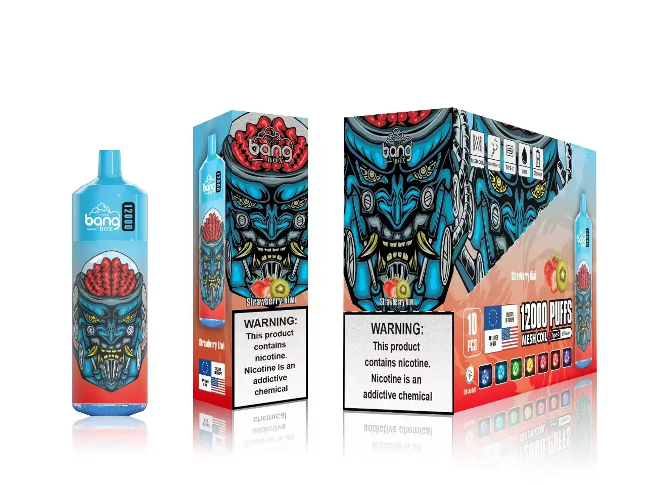 Cigarrillo Electrónico Precio - kiwi fresa 6VL06116 Bang Box 12000 bocanadas